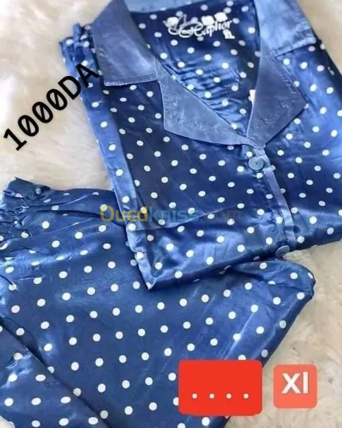 Pyjamas satin soldé 1000DA