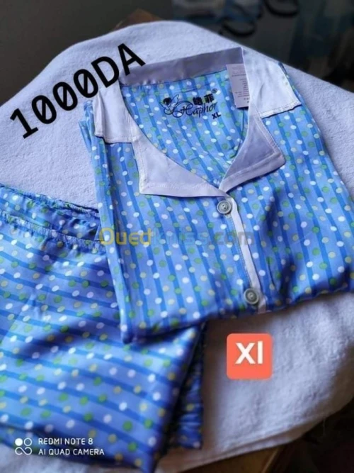 Pyjamas satin soldé 1000DA