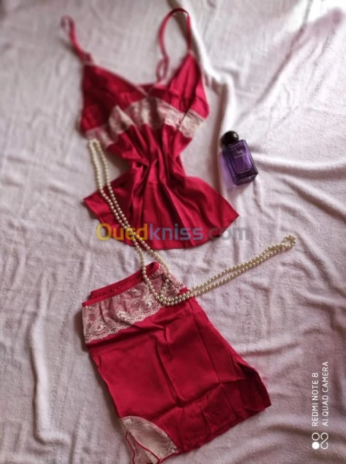 Pyjamas bustier shorte 1000DA