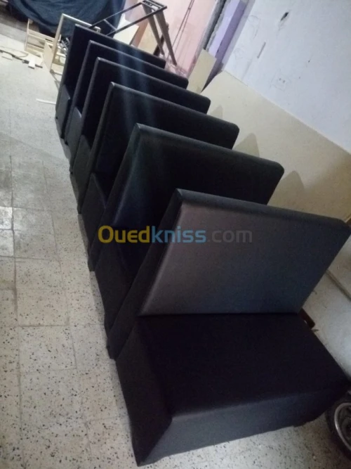 Banquette et fauteuils deux places