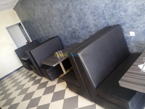 Banquette et fauteuils deux places