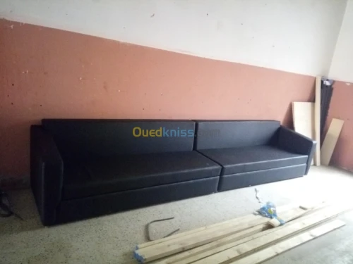 Banquette et fauteuils deux places