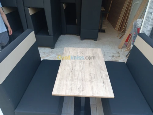 Banquette et fauteuils deux places