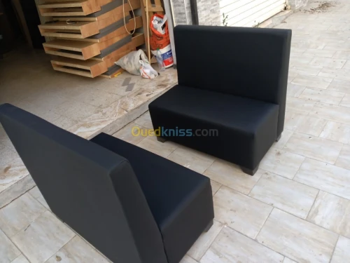 Banquette et fauteuils deux places