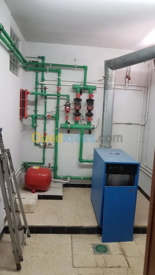 installation chaudière et génératrice et plomberie 