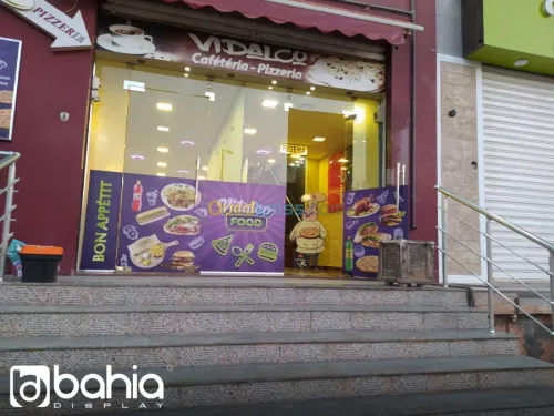 habillage vitrine et décoration façade