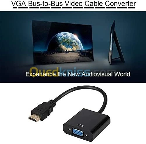 Adaptateur & Cable HDMI To VGA 