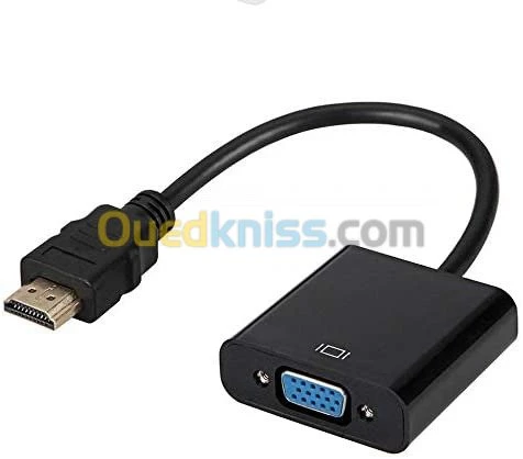 Adaptateur & Cable HDMI To VGA 