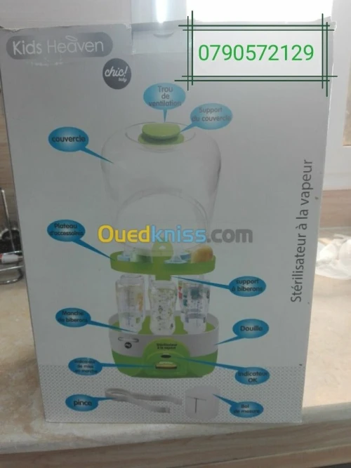 Stérilisateur biberon a vapeur