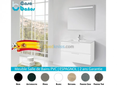 Meuble Lavabo Suspendu PVC Spain