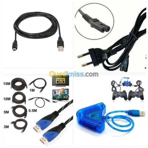 Ps2 Ps3 Ps4 : Flash -Cd- Cable- Manette 