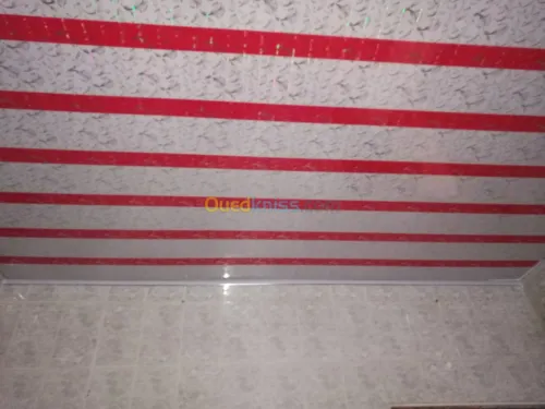 Placo plâtre. Pvc. Déméntable