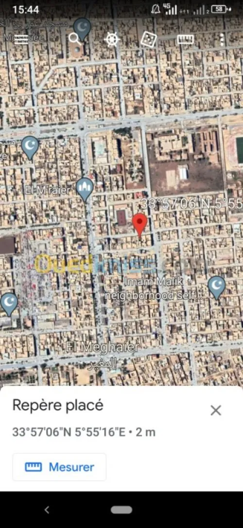 Vente Villa El oued El mghair