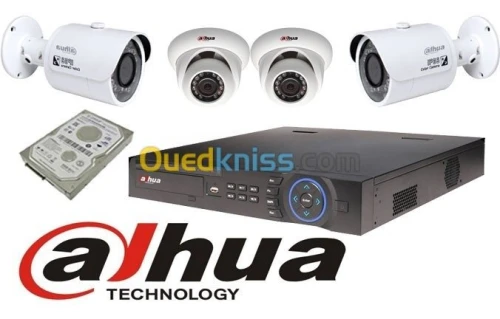 Caméra de surveillance(fournitures et pose)