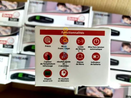 Thermomètre frontale sans contact