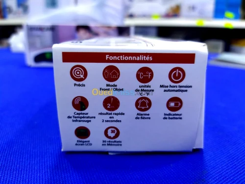 Thermomètre frontale sans contact