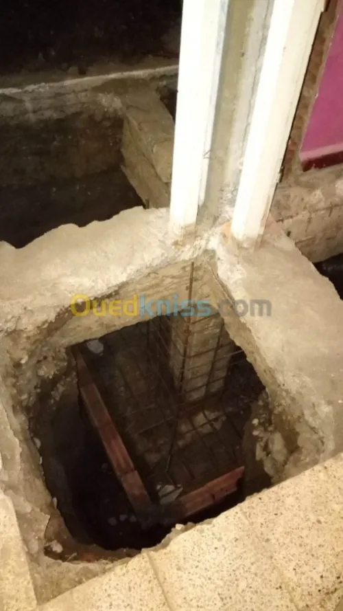 Renforcement et chemisage en beton