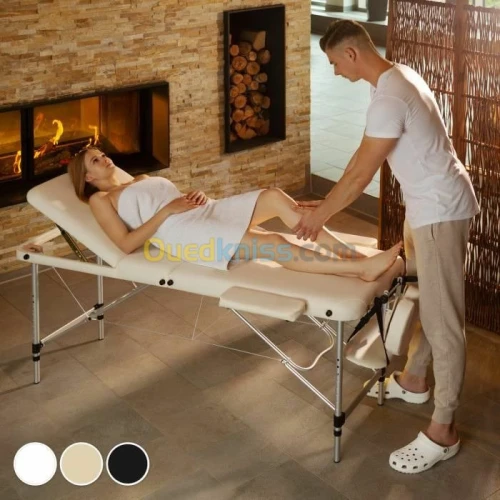 TABLE DE MASSAGE PLIANTE EN ALUMINIUM