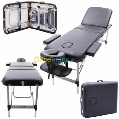 TABLE DE MASSAGE PLIANTE EN ALUMINIUM