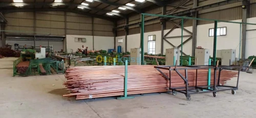fabrication des tube de cuivre 