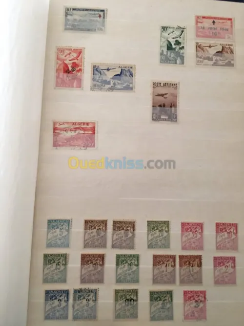  algeria timber stamp 1925 to 1960