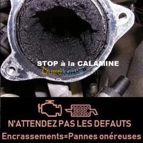 Décalaminage moteur à l'hydrogène