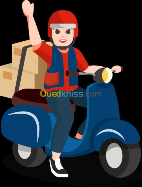 توصيل الطلبات طعام ألبسة ...الخ 