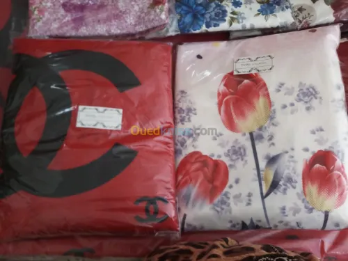Des draps,des housses ,des coussins...