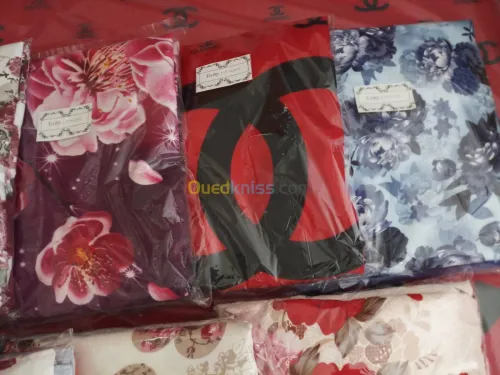Des draps,des housses ,des coussins...