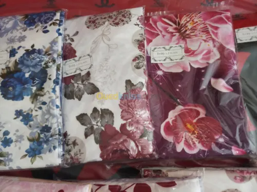 Des draps,des housses ,des coussins...
