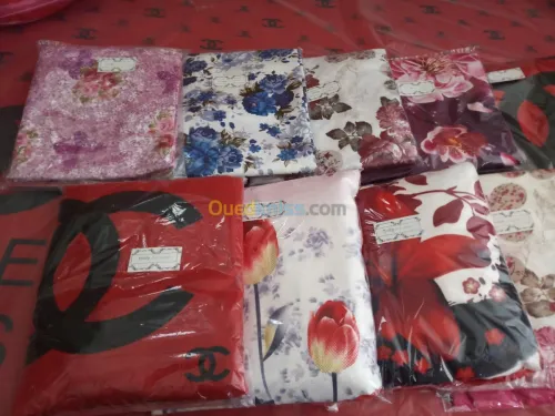 Des draps,des housses ,des coussins...