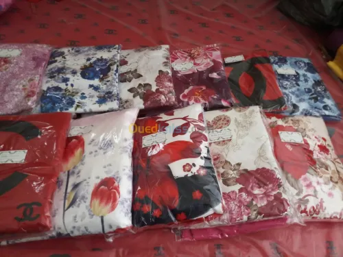 Des draps,des housses ,des coussins...