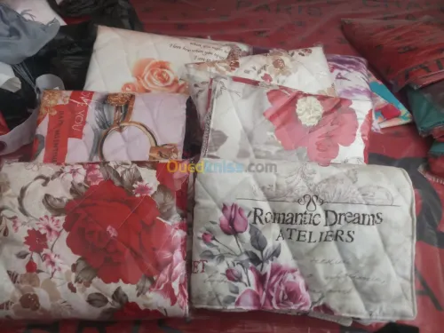 Des draps,des housses ,des coussins...