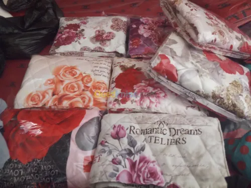 Des draps,des housses ,des coussins...