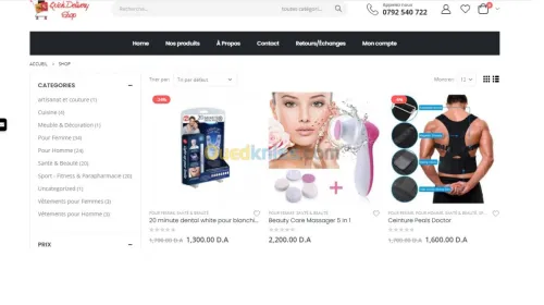 Site E-Commerce professionnel 