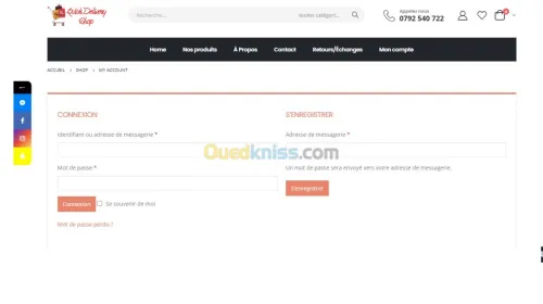 Site E-Commerce professionnel 