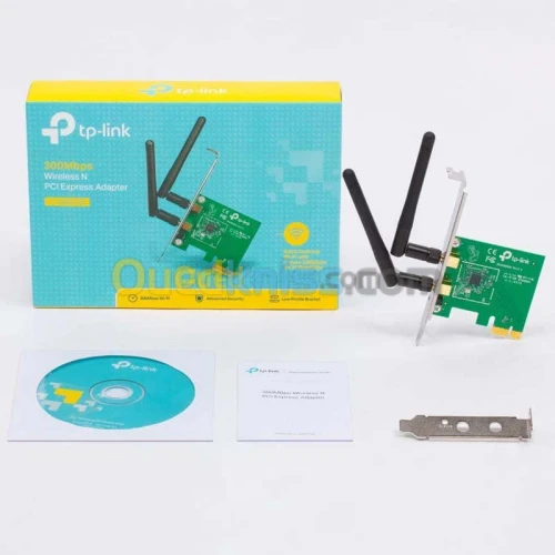 Carte réseau sans-fil Wi-Fi PCI Express PCI-E 300Mbps TP-LINK TL-WN881ND