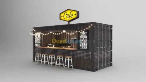 Aménagement containers restaurants