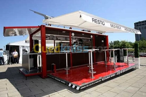 Aménagement containers restaurants