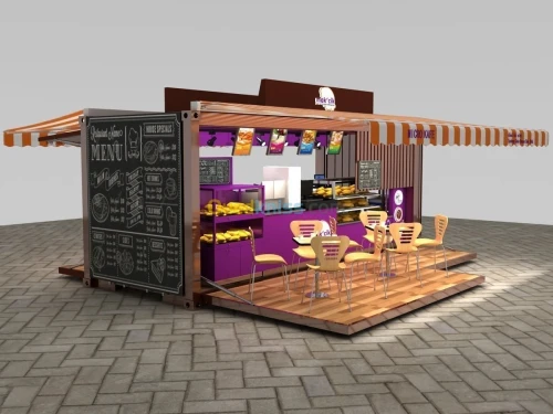 Aménagement containers restaurants