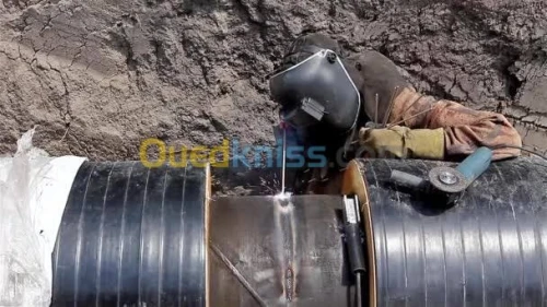 Soudure de pipe et tuyaux de gaz