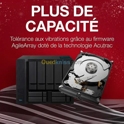 Disque Seagate IronWolf NAS - 6Tb - 3.5" SATA - Red -
