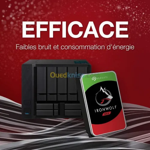 Disque Seagate IronWolf NAS - 6Tb - 3.5" SATA - Red -