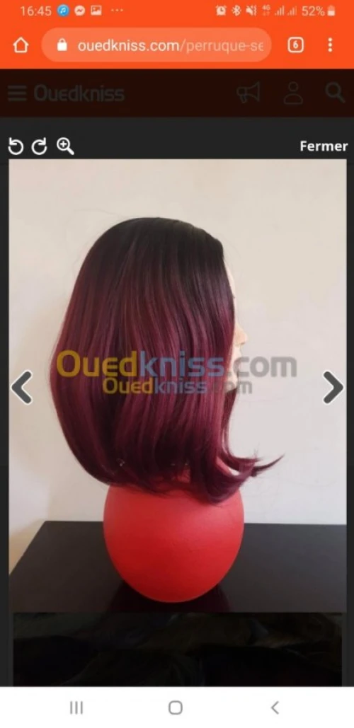          perruque semi Natral