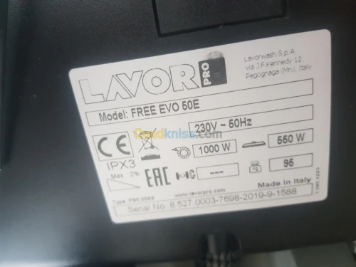 AUTOLAVEUSE ELECTRIQUE