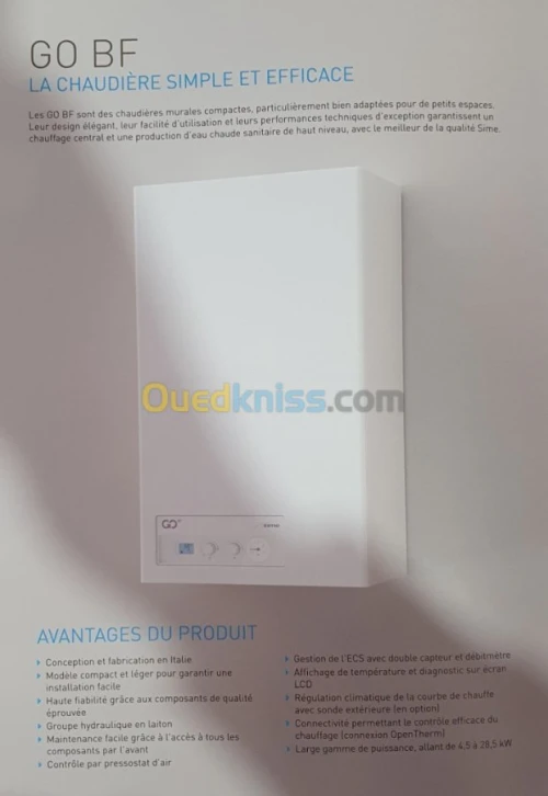 Chaudière Sime Brava Go 25kw ventouse
