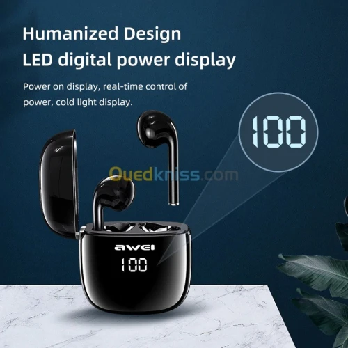 Ecouteur Earbuds Sans-fil Bluetooth 5.0 AWEI TWS T28P