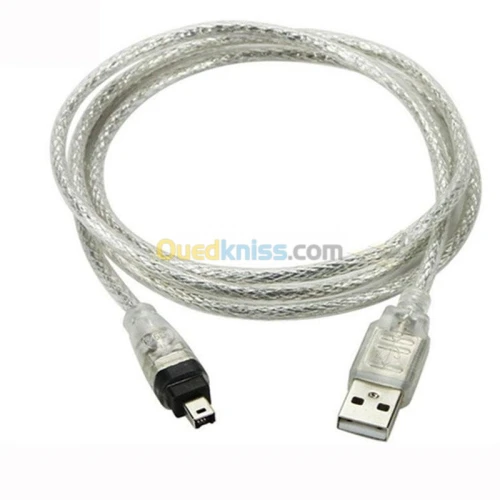 Câble Fire Wire 4 Pins 6 Pins USB