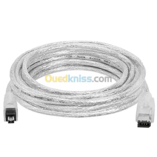 Câble Fire Wire 4 Pins 6 Pins USB