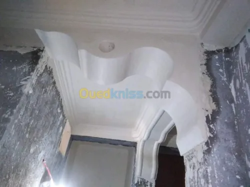 صناعة الجبس بكل أنواعه و الديكورات الم